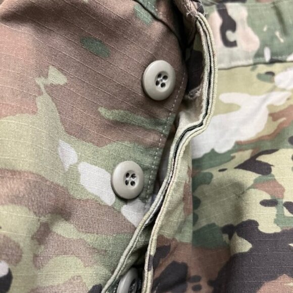Insect Shield Army Combat Uniform Trousers Camo Cargo Pants Size Medium Short - Picture 3 of 6